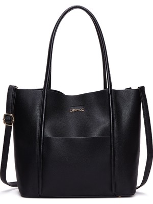 Derimod Kadın Siyah Uzun Askılı Omuz Çantası 26PBD260518