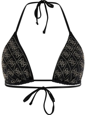 Guess Diane Çıkarılabilir Pedli Üçgen Kadın Bej Bikini E6GJ24KCUO2-JBLK
