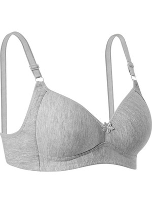 Marsilyan Telsiz Silikonlu Toparlayıcı Sütyen Gri