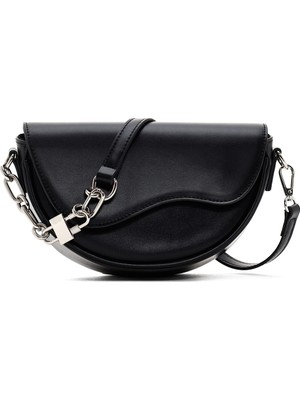 Derimod Kadın Siyah Zincir Detaylı Omuz Çantası 26PBD290318