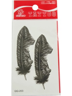 Marsilyan Yaprak Tattoo Dövme Sticker