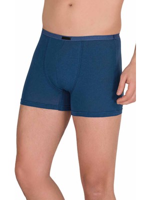 Marsilyan Erkek Modal Boxer Short Indigo 4488B