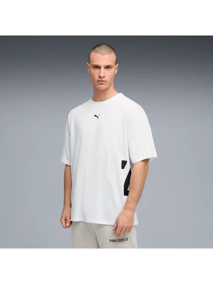 Puma Erkek Beyaz Puma M Graphıc Oversızed Tee Beyaz Erkek T-Shirt