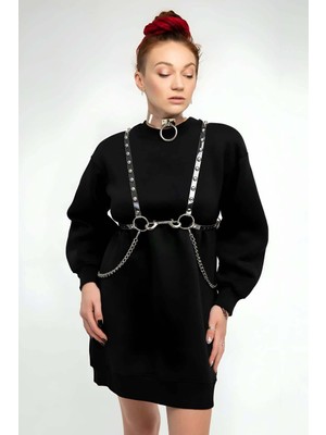 Marsilyan Şık - Şeffaf Kemer ve Choker Takım - 826