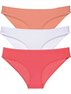 Marsilyan 3 Adet Süper Eko Set Likralı Kadın Slip Külot 545