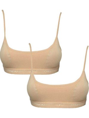 Marsilyan Pedli Ip Askılı Ten Rengi Büstiyer 2 Adet