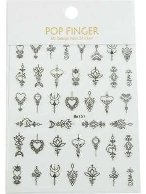 Marsilyan Kalp Tattoo Dövme Sticker