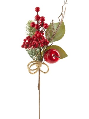 Marsilyan Elma Yapraklı Kokina Yılbaşı Süsü 29 cm