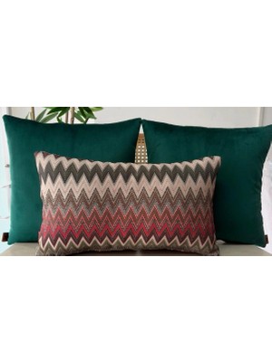 Elanora Home Dekoratif Kırlent Kılıfı,yüksek Kaliteli Dokuma Kumaş,,3’lü Set