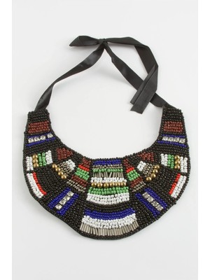 Marsilyan Etnik Kum Boncuk Yaka Kolye