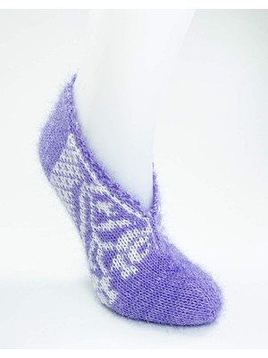 Marsilyan El Örgüsü Kışlık Şık Kadın Yün Patik D2