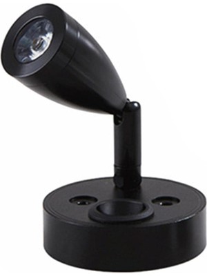 Revex 12-24V Karavan Okuma Lambası Aliminyum Malzeme Akrilik Lens Karavan Okuma Lambası Siyah