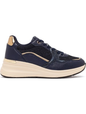 Derimod Kadın Lacivert Kalın Tabanlı Sneaker 26PFE457814