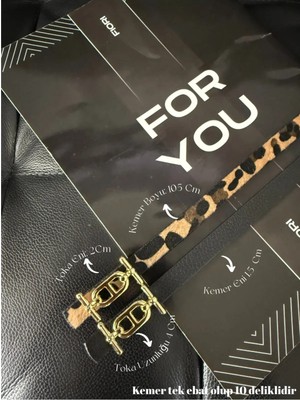 Fiori Gold Tokalı Ince Kemer, Pantolon Kemeri, Gömlek Kemeri, Ceket Kemeri