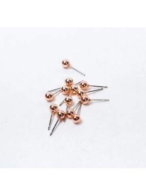Marsilyan Roz Renk Metal Top Küpe 50 Gram