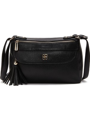 Derimod Kadın Siyah Uzun Askılı Çapraz Çanta 26PBD2102FT