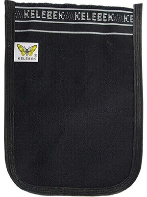 Marsilyan Osmanlı Kalın Siyah Banyo Hamam Kesesi 25X17 cm