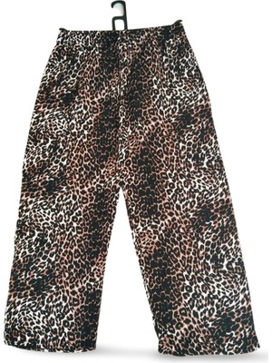 Marsilyan Ithal Viskon Geniş Paça Şık Etnik Otantik Desenli Pantolon -  - Desen2