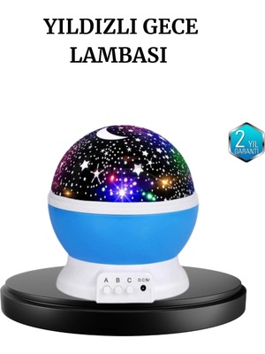 Marsilyan Renkli LED Gece Lambası 6 Işık Modlu Çocuk Odası Atmosfer Aydınlatma