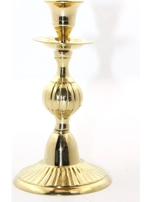 Marsilyan Tekli Pirinç Şamdan Model 3