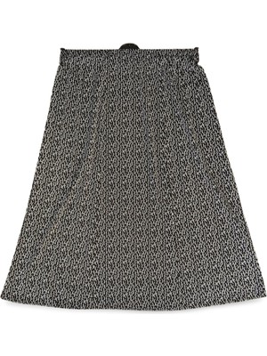 Marsilyan Beli Lastikli Full Likralı Pigment Penye Etek Anne Eteği Uzun Namaz Eteği -  - D2