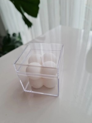 Verda Desing Kutulu Beyaz Küçük Bubble El Yapımı Dekoratif Tasarım Mum