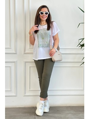 Battal Boy Duble Paça Beli Lastikli Pantolon