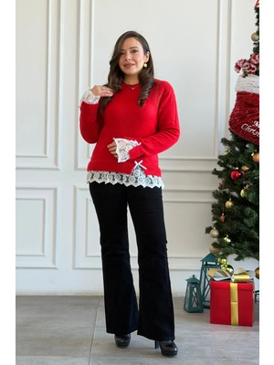 Kadife Ispanyol Paça Pantolon