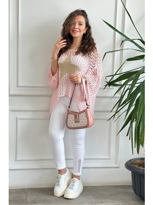 Yüksek Bel Likralı Paçası Lazer Kesim Kot Pantolon