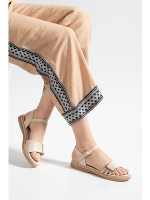 Suins Shoes Suins Betis Model Tek Bantlı Kadın Sandalet