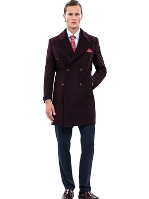 Echol Erkek Standart Fit Eğik Cep Kaban