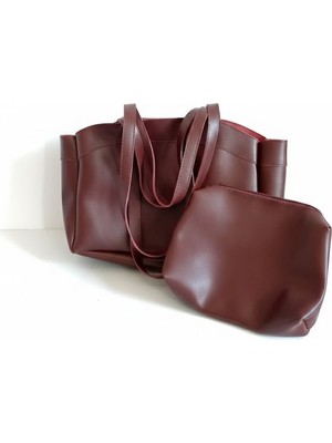 ÜçKol Ticaret Duo Serisi Yavrulu Kadın Omuz ve El Çantası