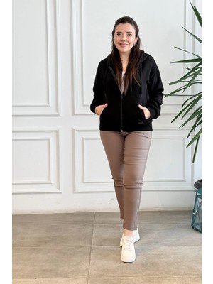Beli Lastikli Duble Paça Pantolon