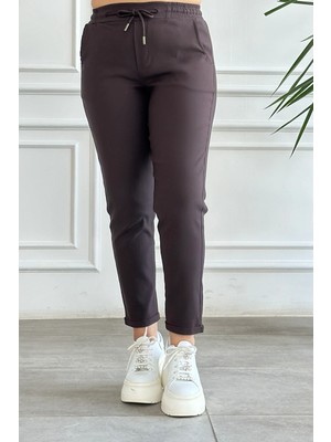 Beli Lastikli Duble Paça Pantolon