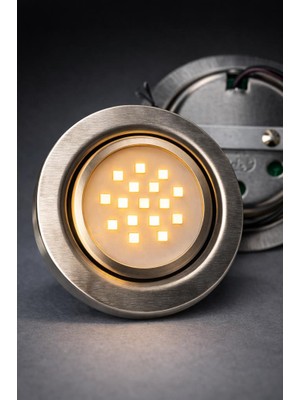 Sekatech 3 Watt Gömme LED Spot 220V Gün Işığı – Dolap Içi & Mutfak Altı Aydınlatma