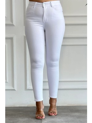 Küçük Beden Dar Paça Likralı Kot Pantolon