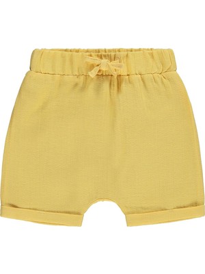 Civil Baby Müslin 6-18 Ay Şort - Hardal 18-24 Ay