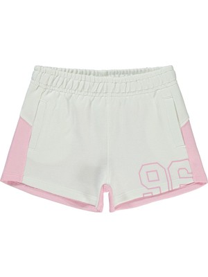 Civil Girls 96 Baskılı 6-9 Yaş Şort - Pembe 7-8 Yaş