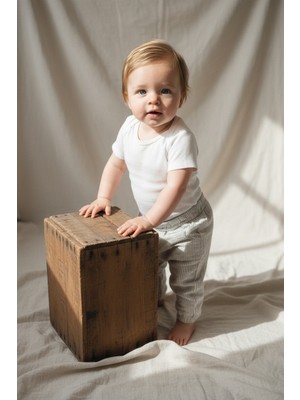 Dolcetots %100 Pamuk Müslin Tema Tek Alt