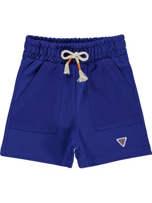 Civil Boys Çift Cepli 2-5 Yaş Şort - Saks Mavisi 5-6 Yaş