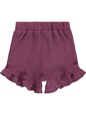Civil Baby Papatya Baskılı 6-18 Ay Şort - Lila 12-18 Ay