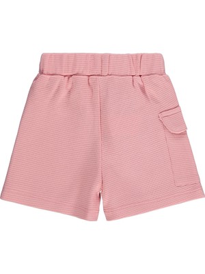 Civil Baby Kız Bebek Düz Cepli 6-18 Ay Şort - Pembe 18-24 Ay