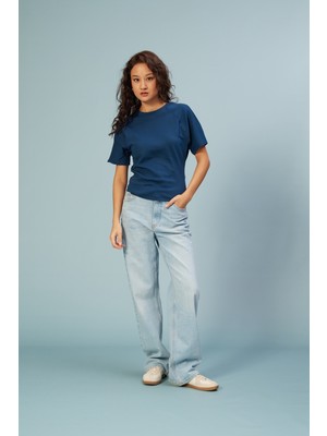 Nisan Triko Reglan Kol Pamuklu T-Shırt