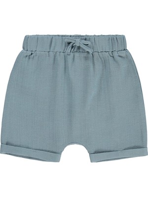 Civil Baby Müslin 6-18 Ay Şort - Mavi 18-24 Ay