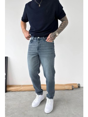 HAFKA Antrasit Soft Degrade Boyfriend Pantolon