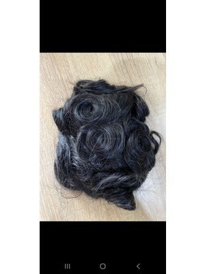 Handmade %100 Insan Saçı Protez Saç  6x8 Ölçü (Kıvırcık DEĞILDIRYIKANINCADÜZELIR)100DE 10 Beyazlıdır