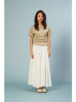 Nisan Triko Reglan Kol Pamuklu T-Shırt