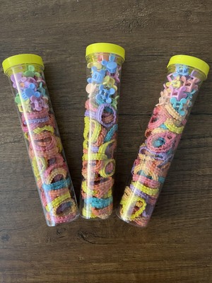 Gülümse Gel 1 Paket Bebek Çocuk Kutulu Renkli Ince Lastik Mandal Havlu Saç Boncuğu Toka Seti Y2K Kpop Kore