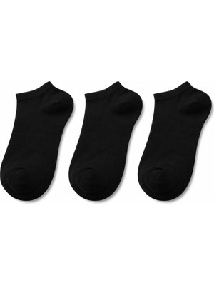 QUALITY WALKING 3’lü Kadın Bambu Dikişsiz Bilek Çorap Ayağa Tam Oturan Yumuşak Nefes Alan