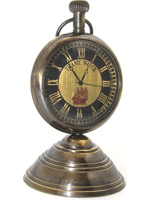 Tekinhediyelik Masa Üstü Pirinç Saat 16143